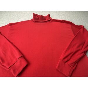 Vintage Women's Sycamore Red Turtleneck Shirt Size XL‎